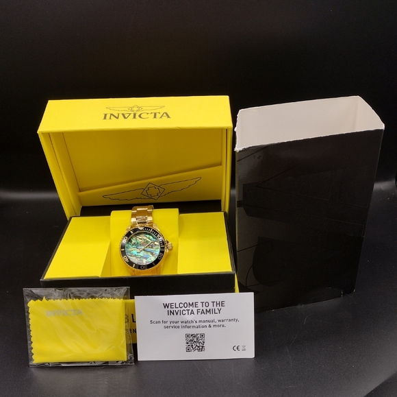 FIRM PRICE-NWOT Invicta Carat Diamond w/Abalone Dial Women's Watch(WATCH ONLY) - Picture 5 of 16